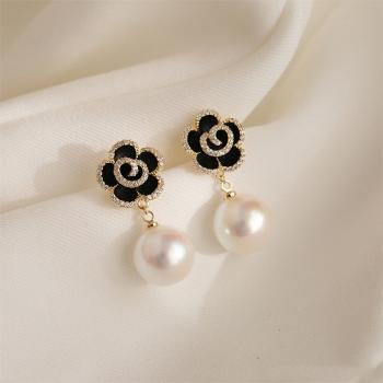 Großhandel B2B Ohrschmuck Ohrstecker Silber pin Perlenohrring A6A32